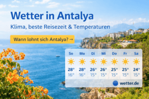 Wetter in Antalya
