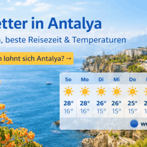 Wie ist das Wetter in Antalya?